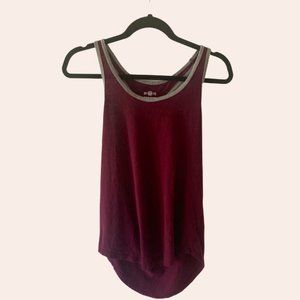 SO Brand Tank Top Racer Back Plum Purple